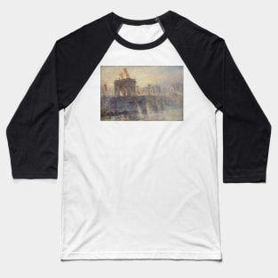 Princes Bridge - Frederick McCubbin Baseball T-Shirt